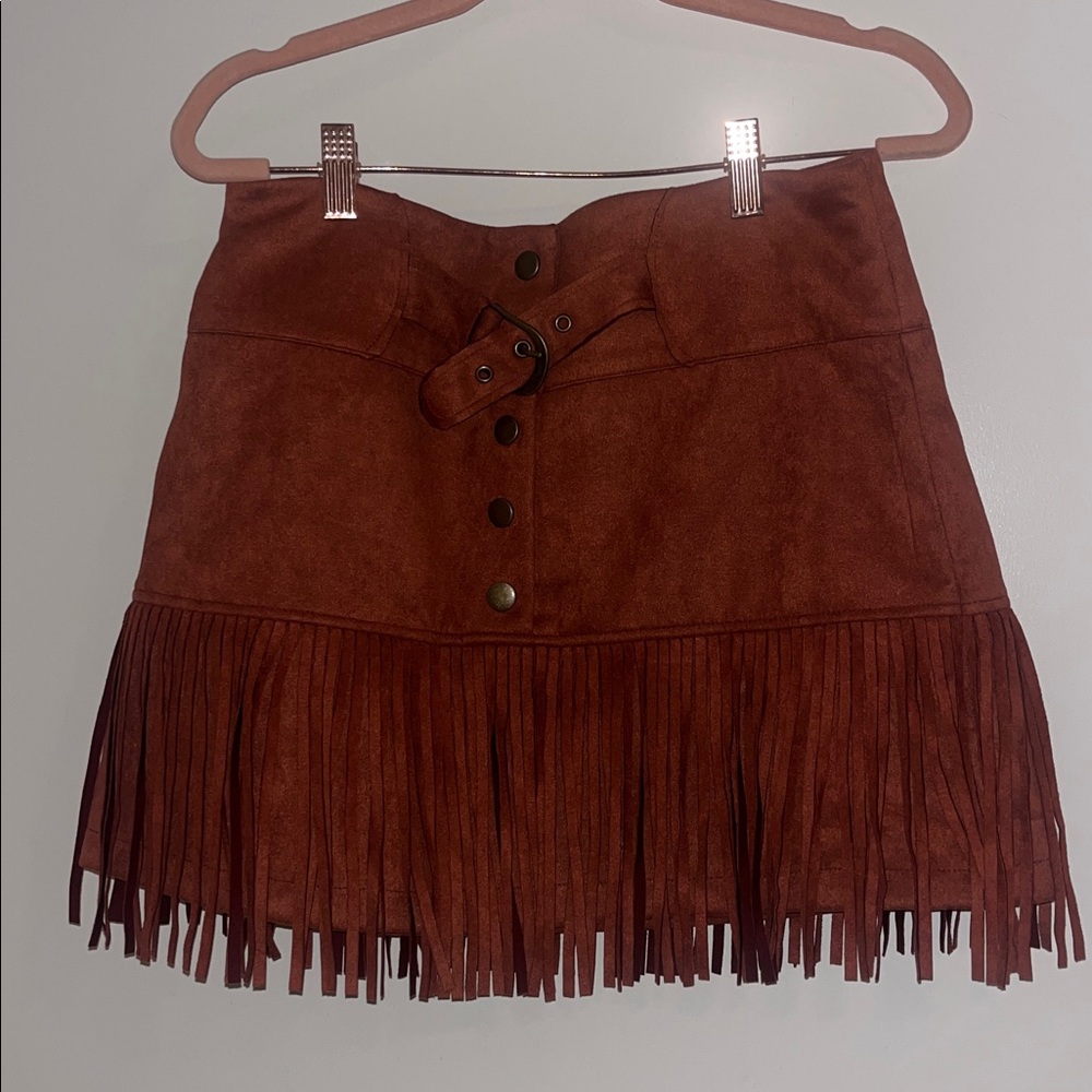 Forever 21 Rust Mini Skirt